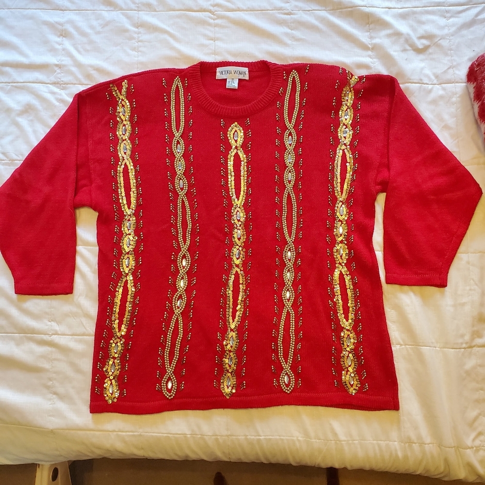 Victoria Woman, size 3x, Red